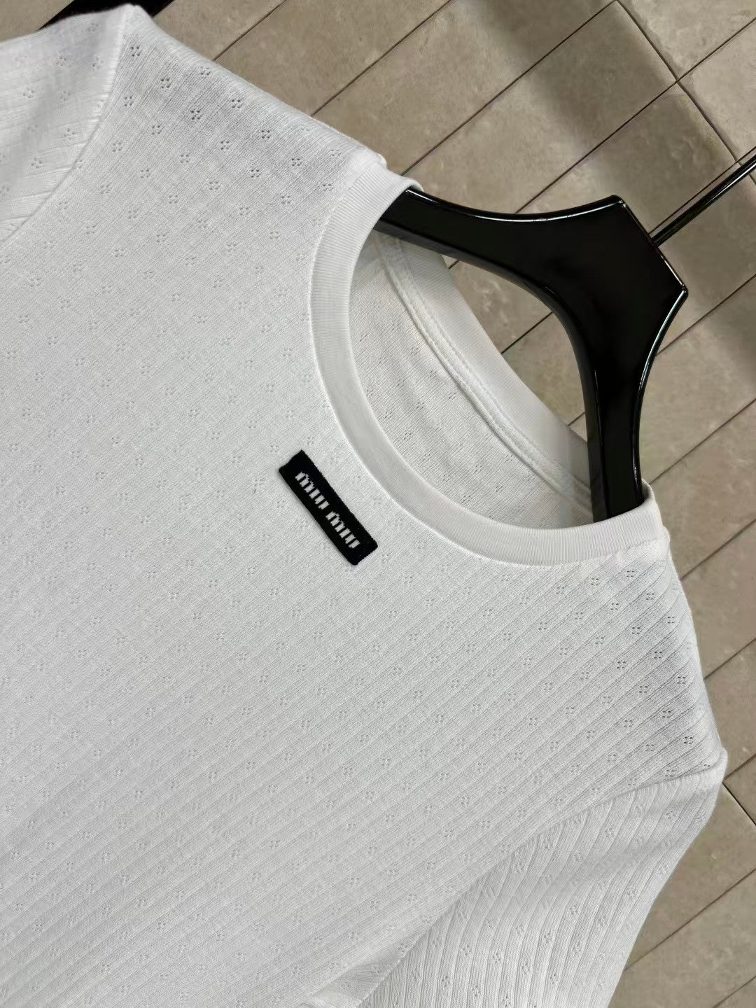 26SS White Short-Sleeve T-Shirt