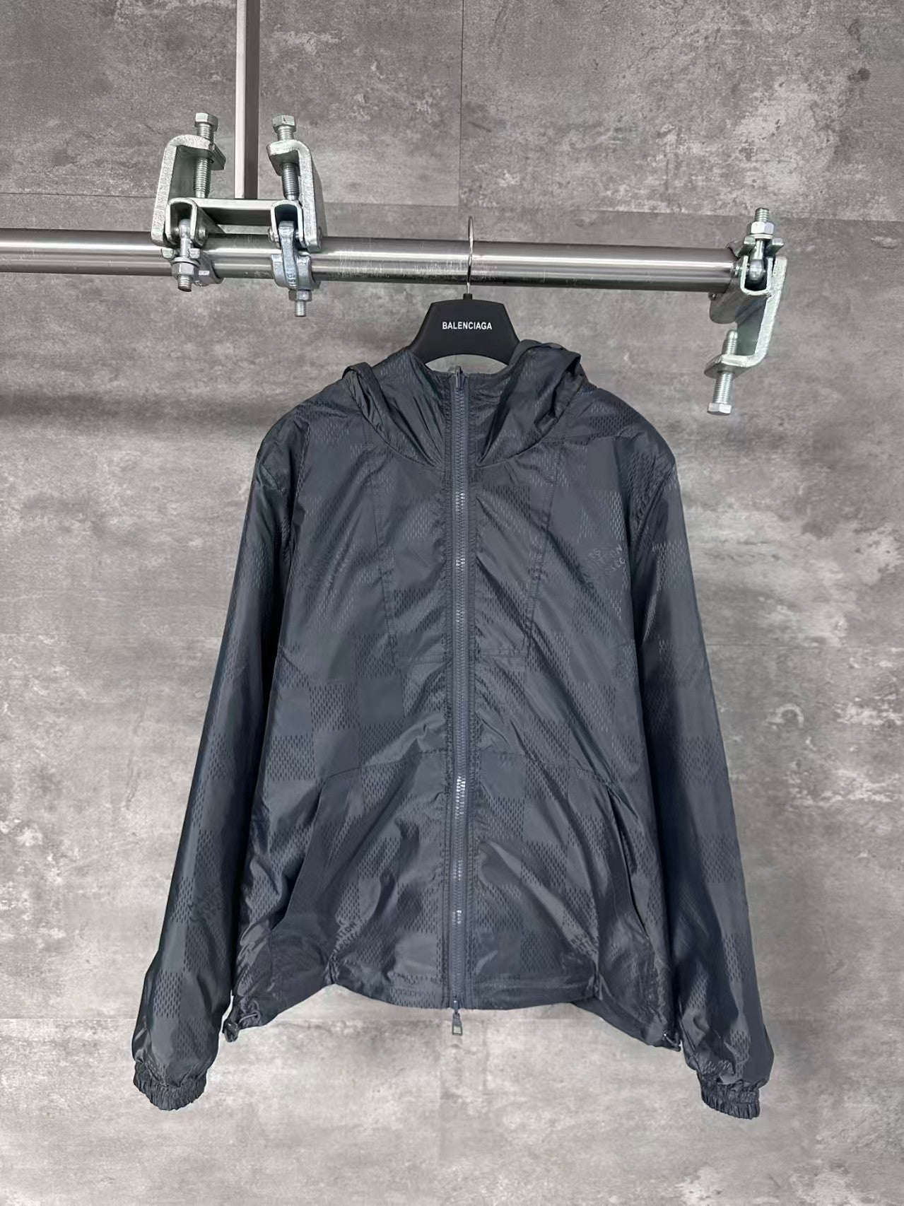 26SS Double-sided Monogram Jacquard Windproof Jacket
