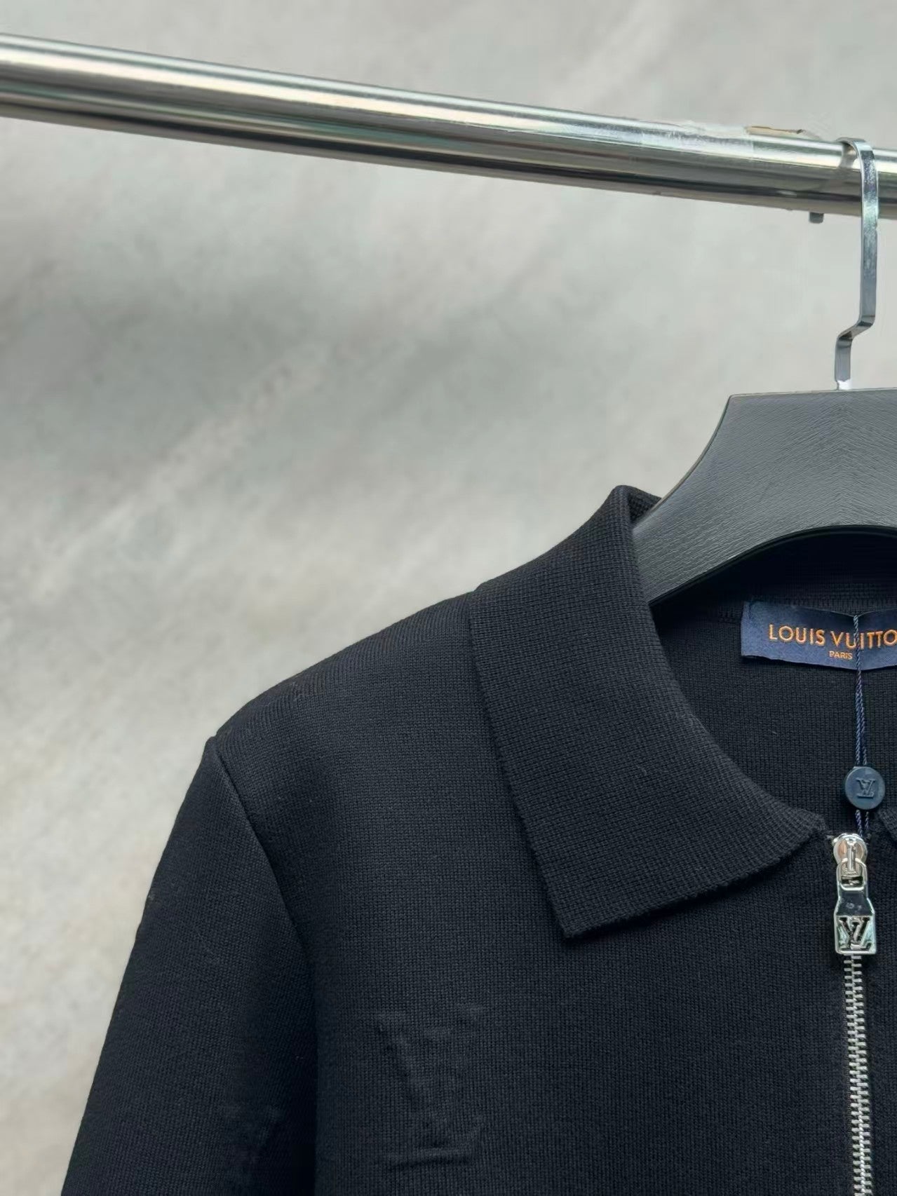 26SS Embossed Zipper Jacket