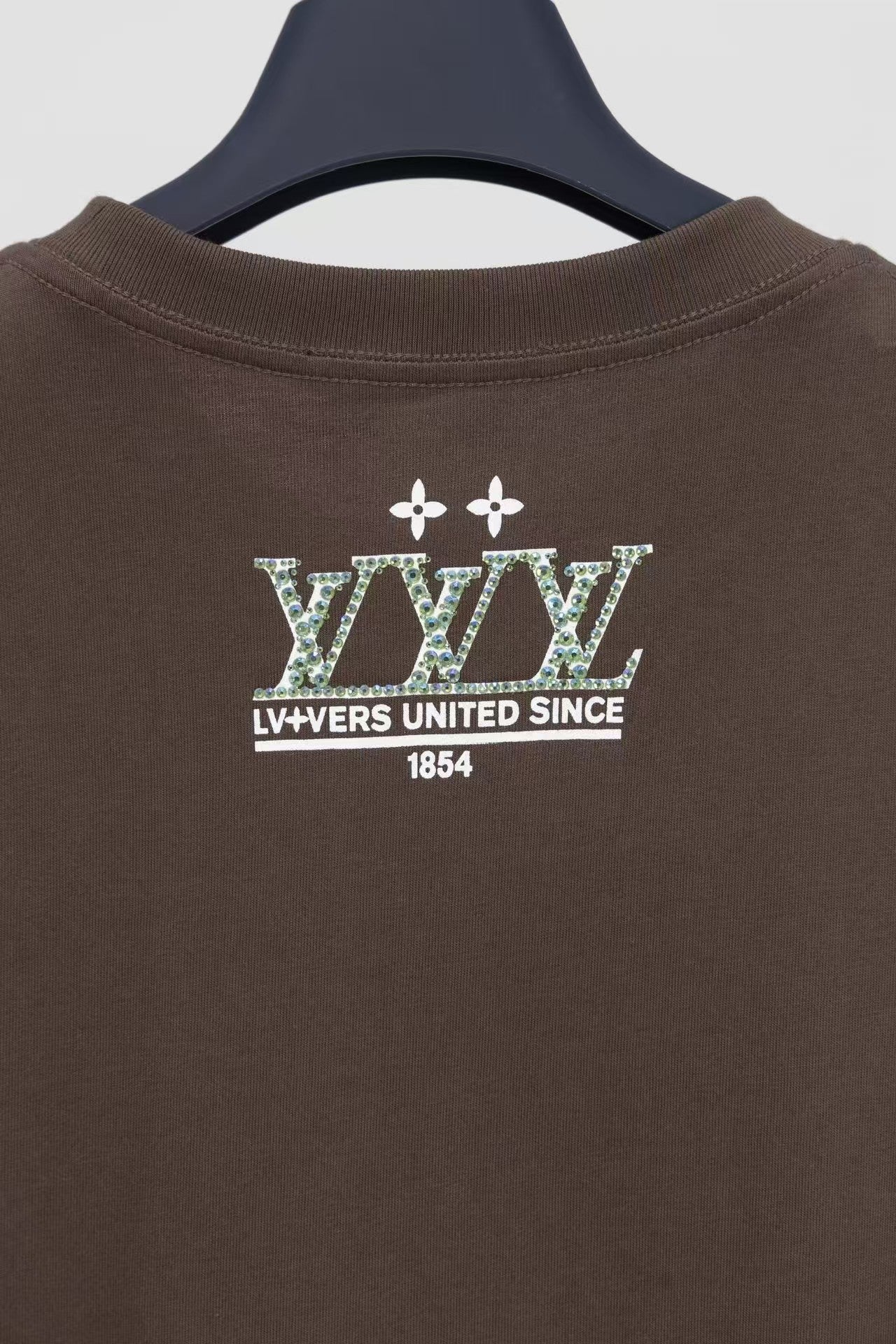 26SS Route Lyon Stone Decoration T-shirt