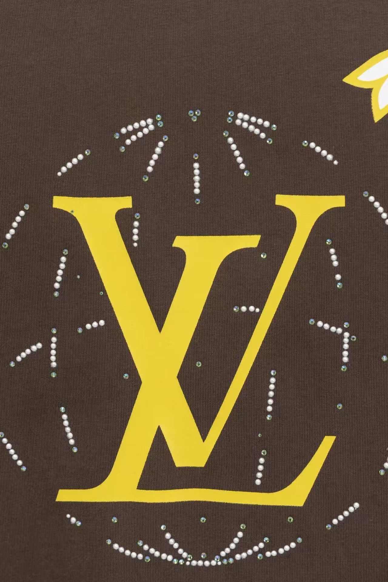 26SS Route Lyon Stone Decoration T-shirt