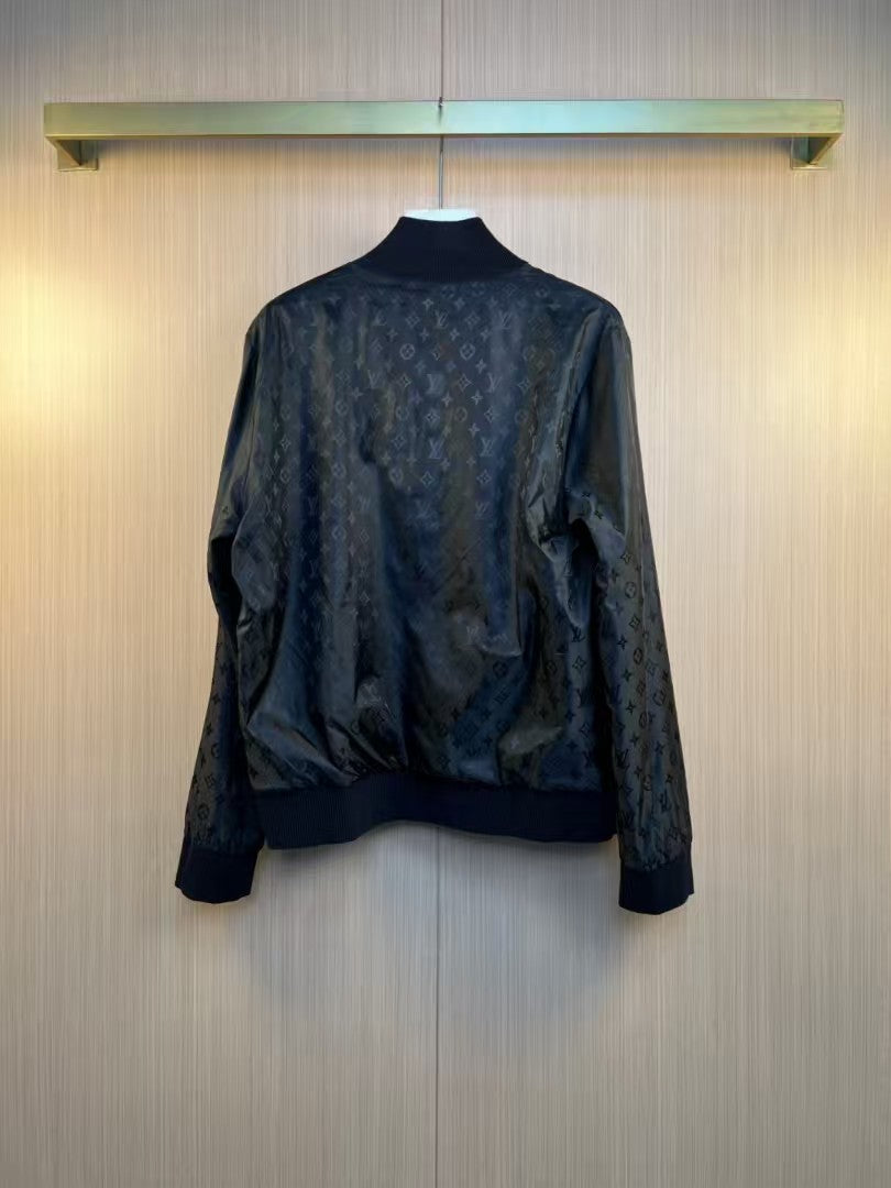 26SS Letter-Print Reversible Jacket