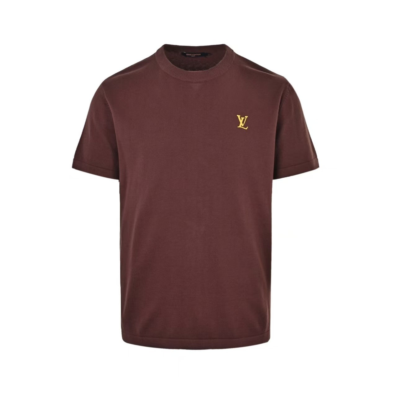 26SS Silicone Badge Knitted T-Shirt