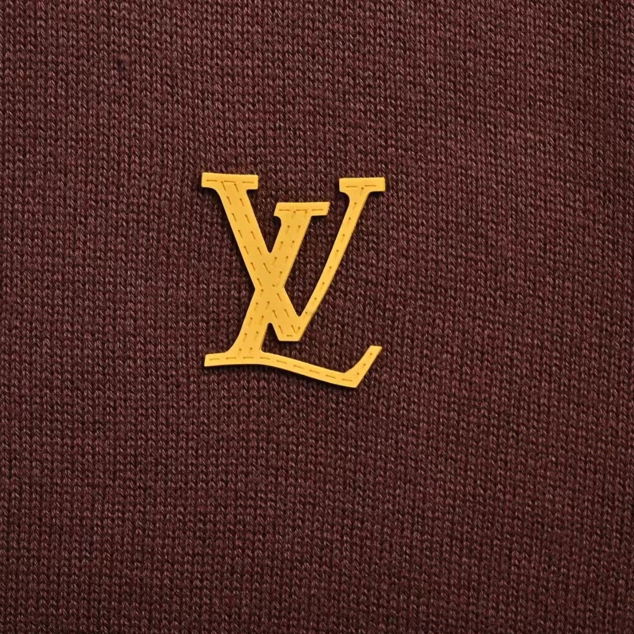 26SS Silicone Badge Knitted T-Shirt
