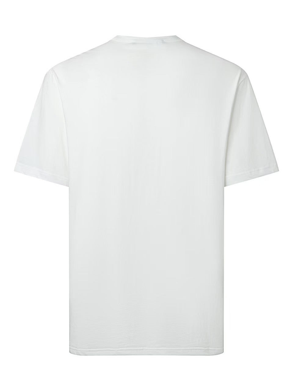 26SS Gold-Stamped Leather Patch T-Shirt
