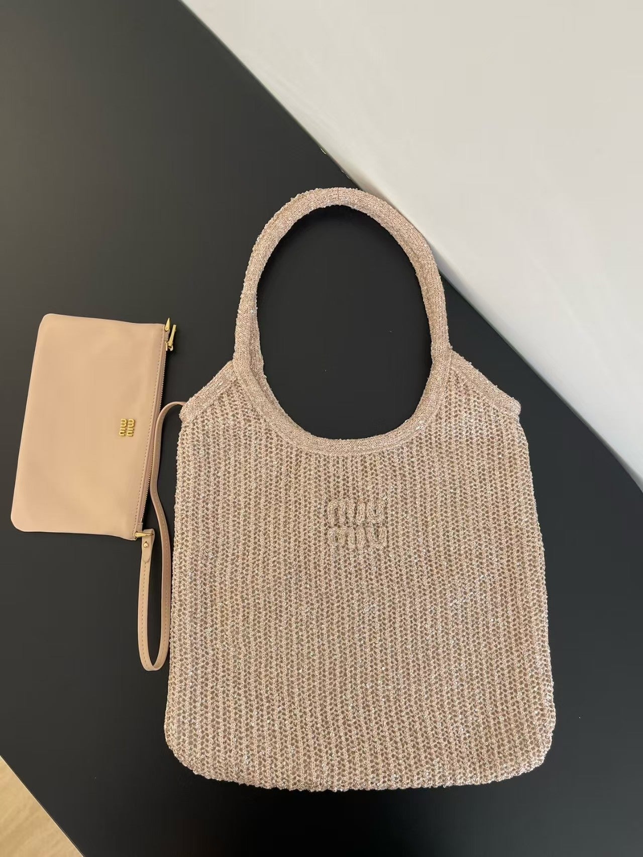 New Sequin Mesh Bag
