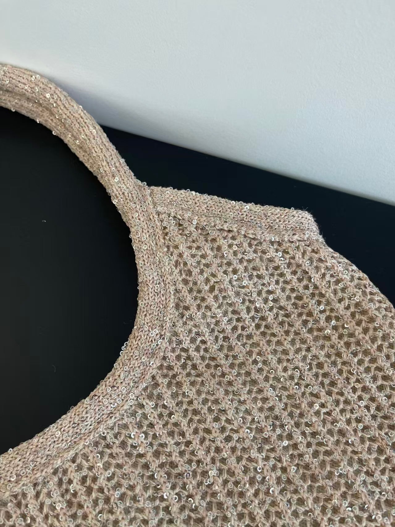 New Sequin Mesh Bag