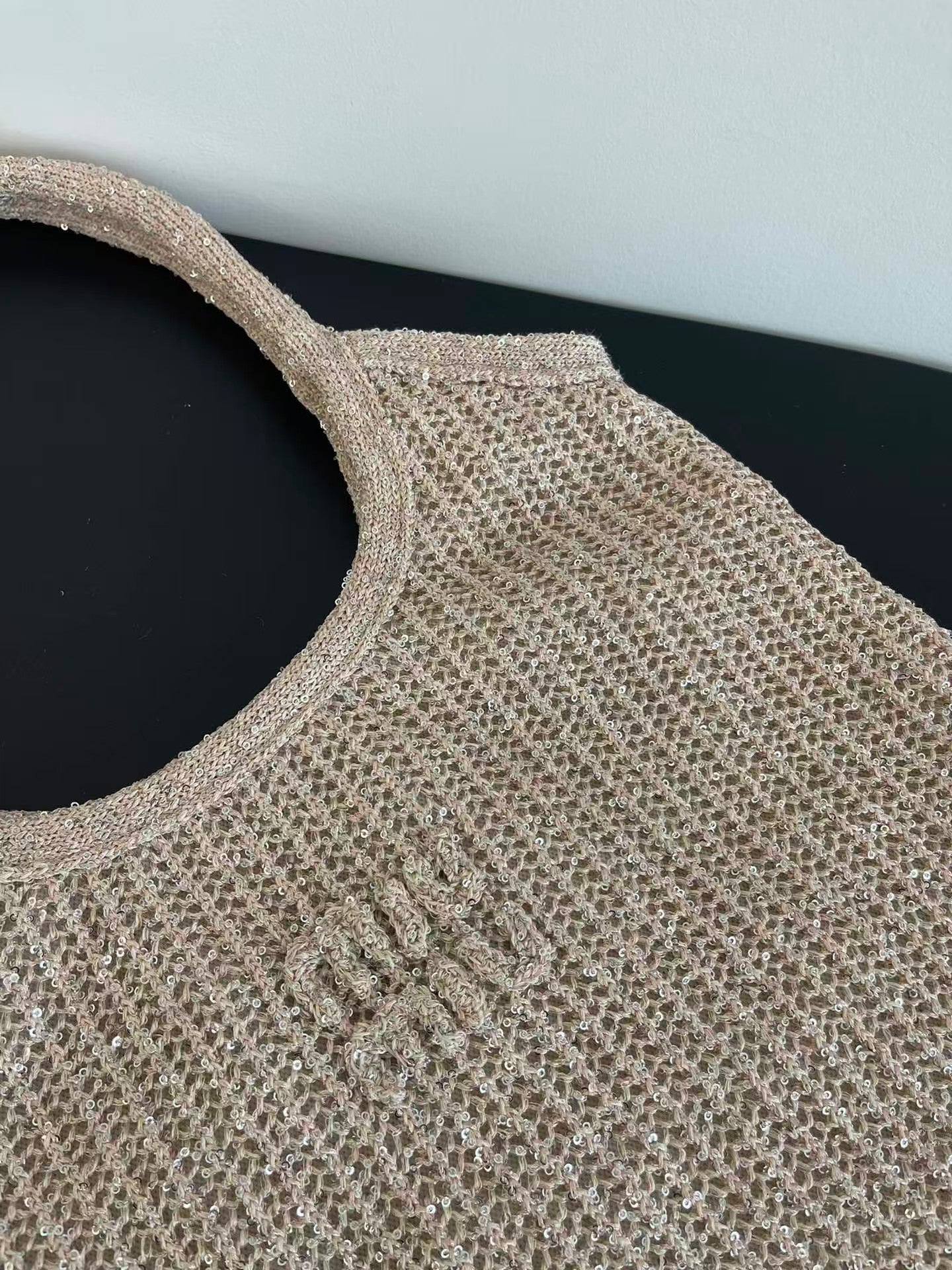 New Sequin Mesh Bag