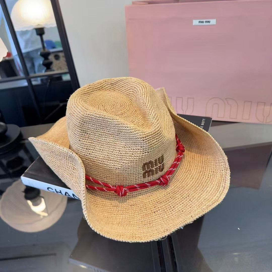 SS26 Raffia Top Hat