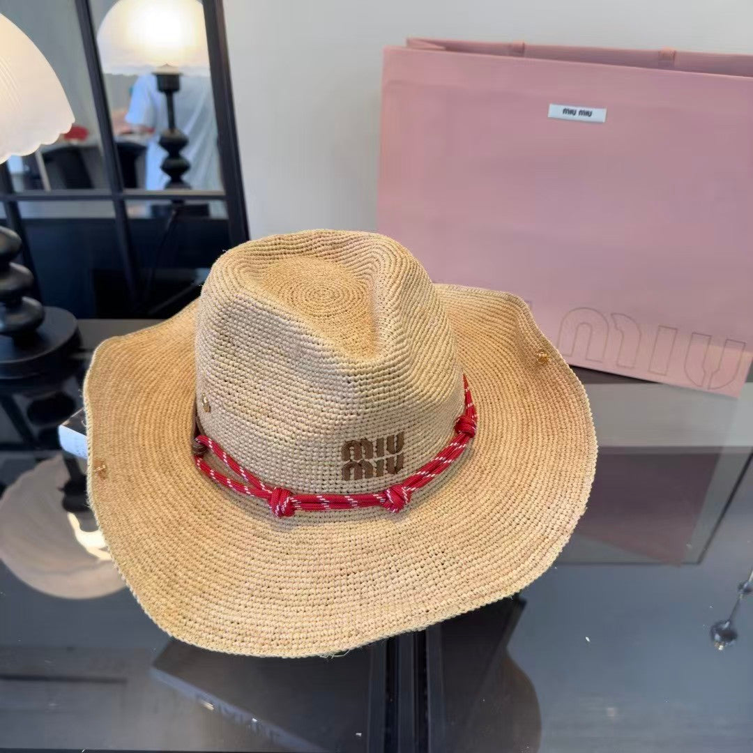 SS26 Raffia Top Hat