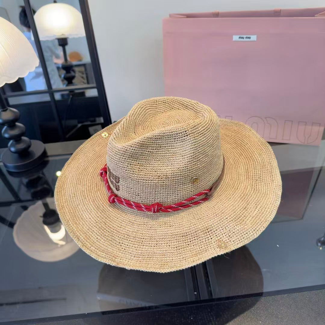 SS26 Raffia Top Hat