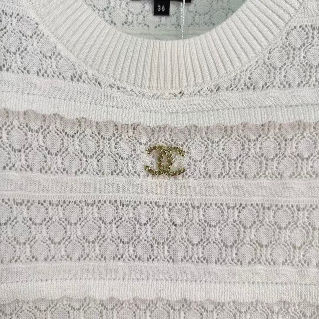 26SS Crewneck Short-Sleeve Knit
