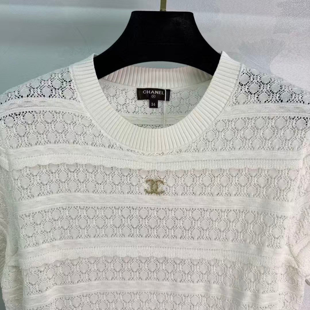 26SS Crewneck Short-Sleeve Knit