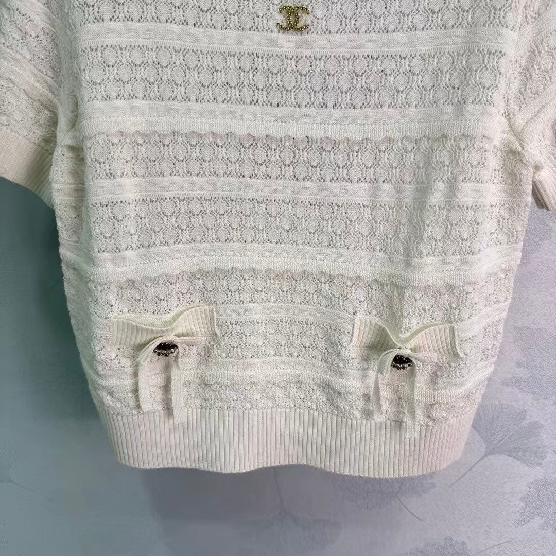 26SS Crewneck Short-Sleeve Knit