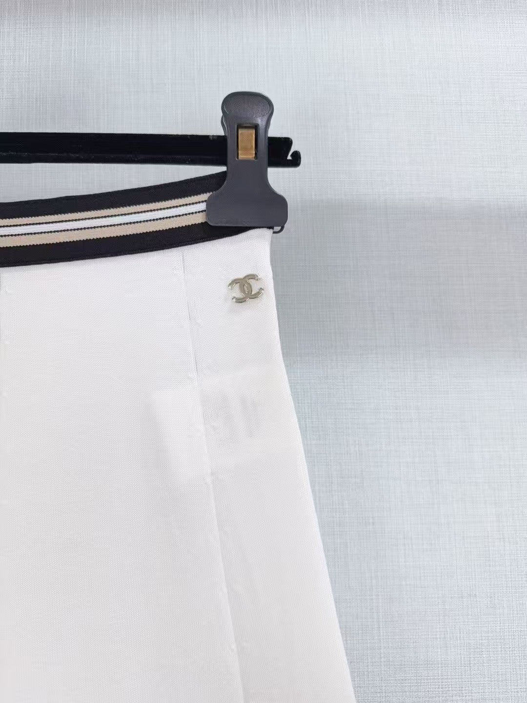26SS New Double-C Striped Skirt