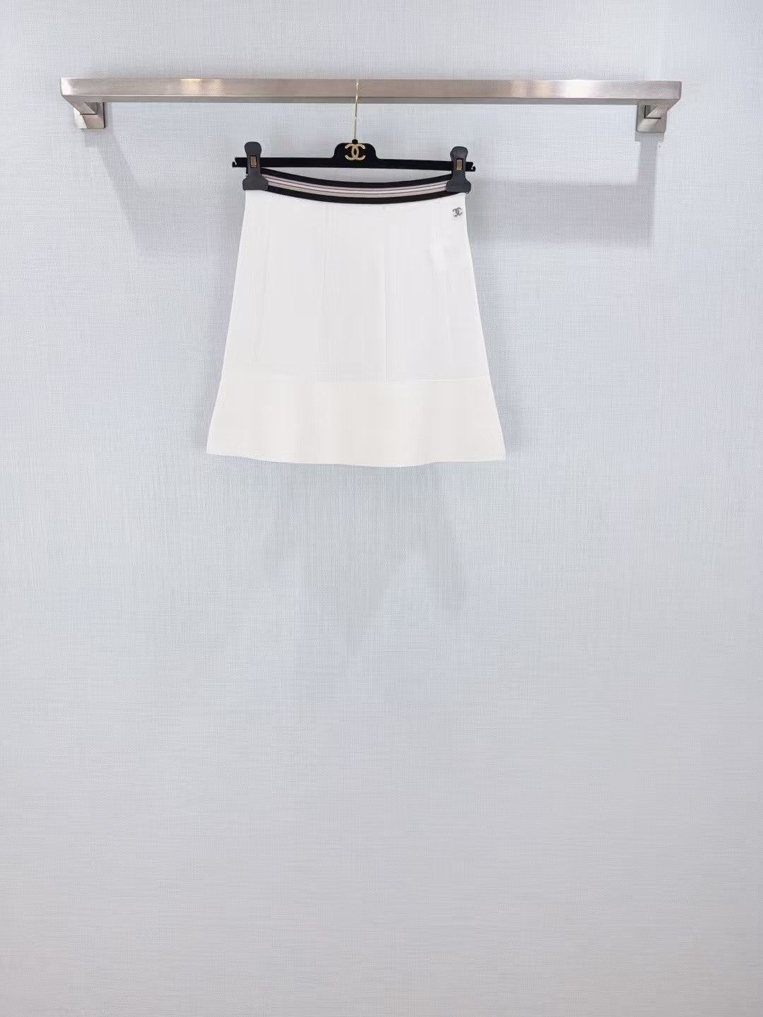 26SS New Double-C Striped Skirt
