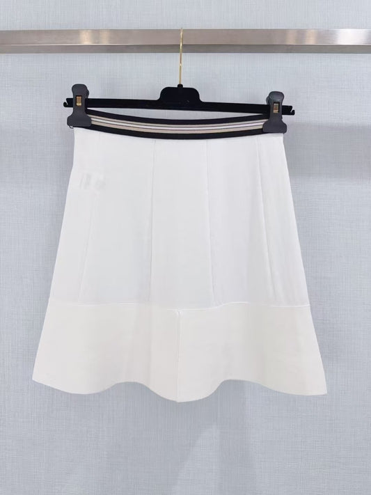 26SS New Double-C Striped Skirt