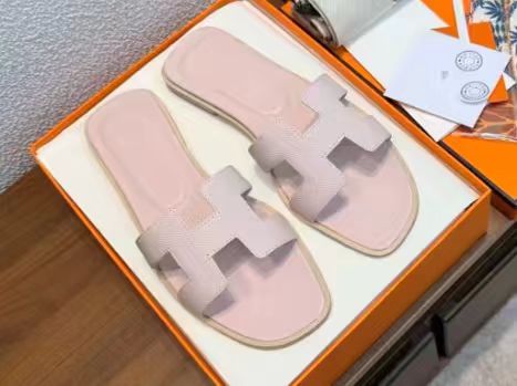 New Leather-Soled Slippers