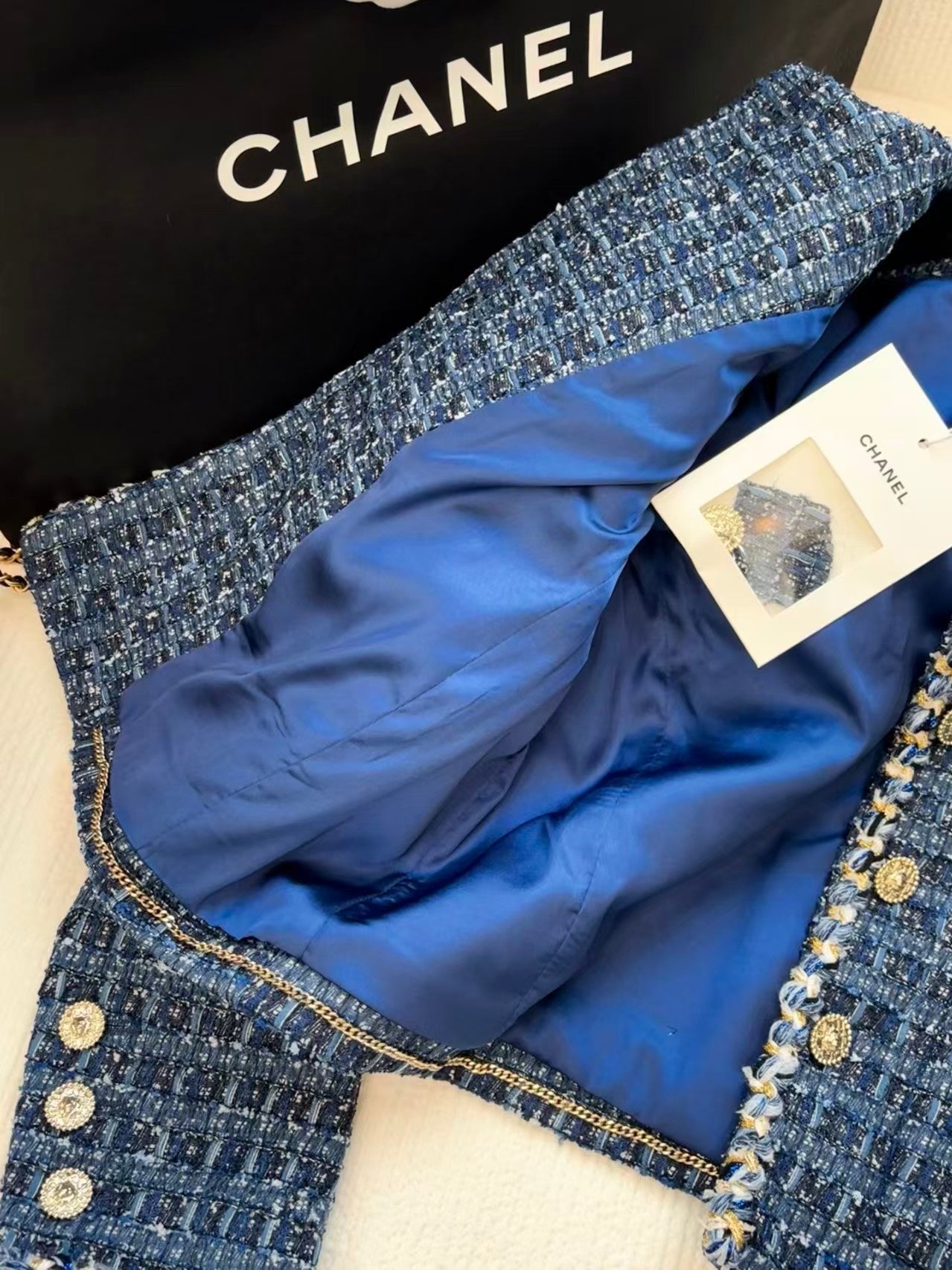 26SS Heavy-Crafted Woven Tweed Jacket