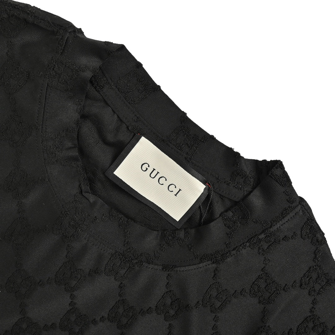 All-over double G jacquard short sleeves