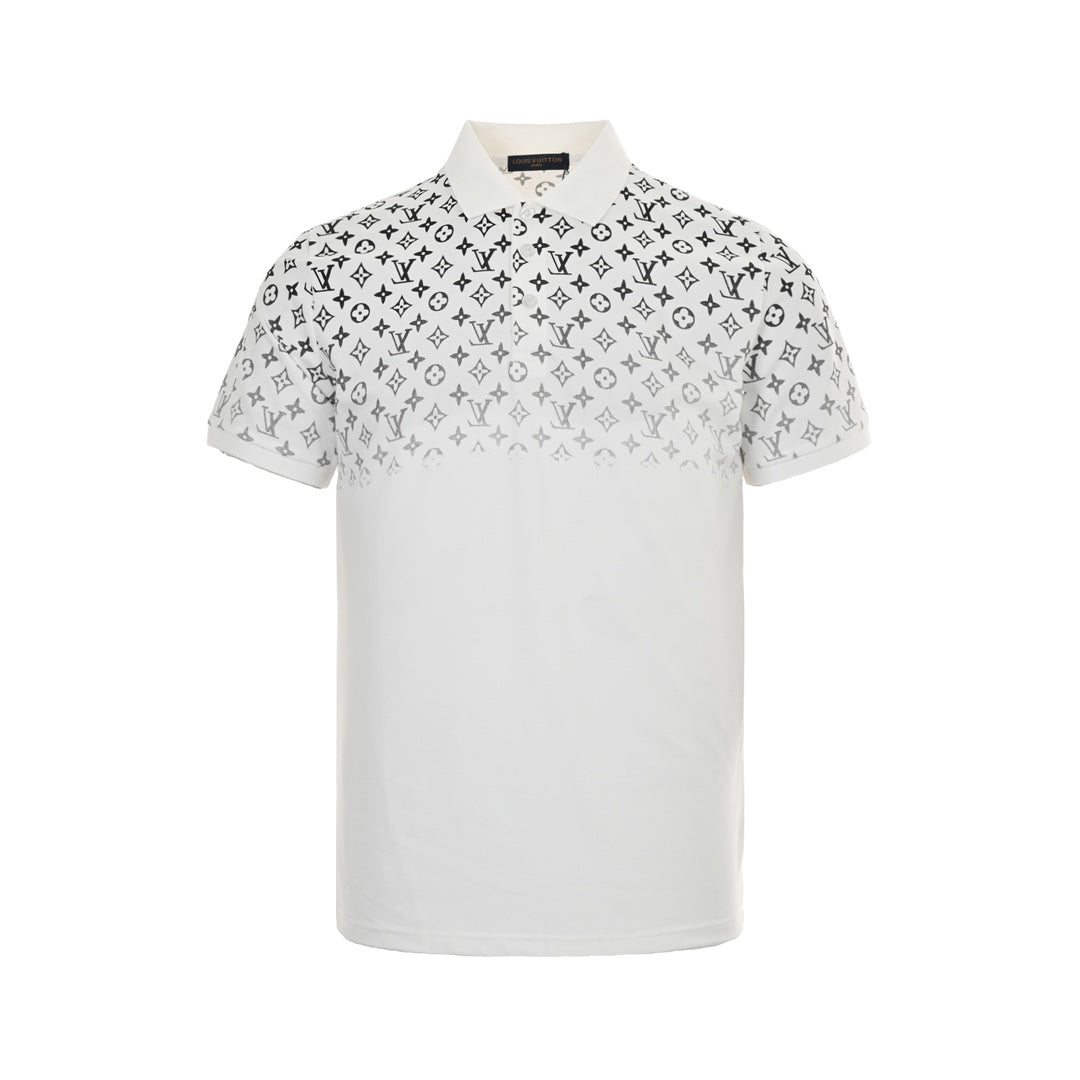 Gradient Print Polo Short Sleeve