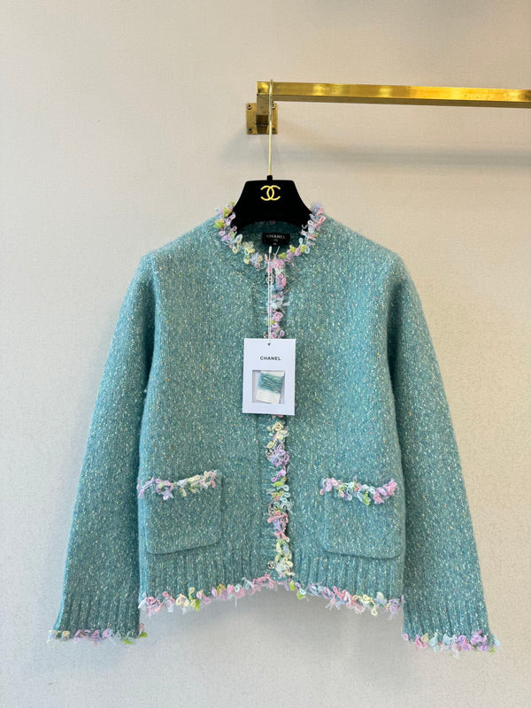 Heavy Industry Handmade Lace Round Neck Coat