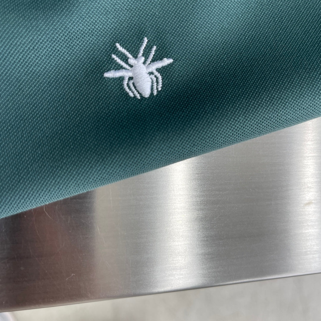 classic embroidered short-sleeved polo shirt