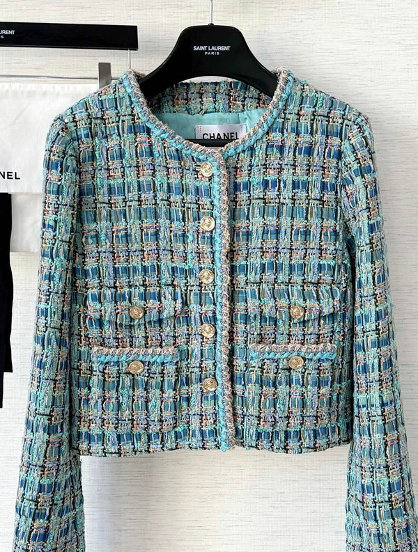 Woolen bound edge dress jacket