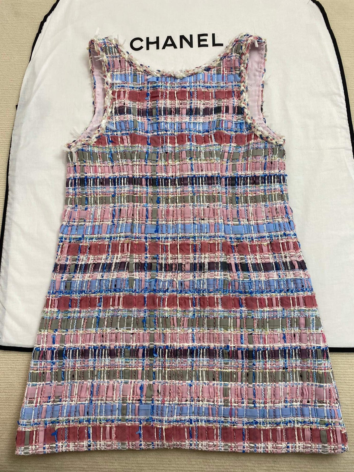 Spring and summer new color woven dress