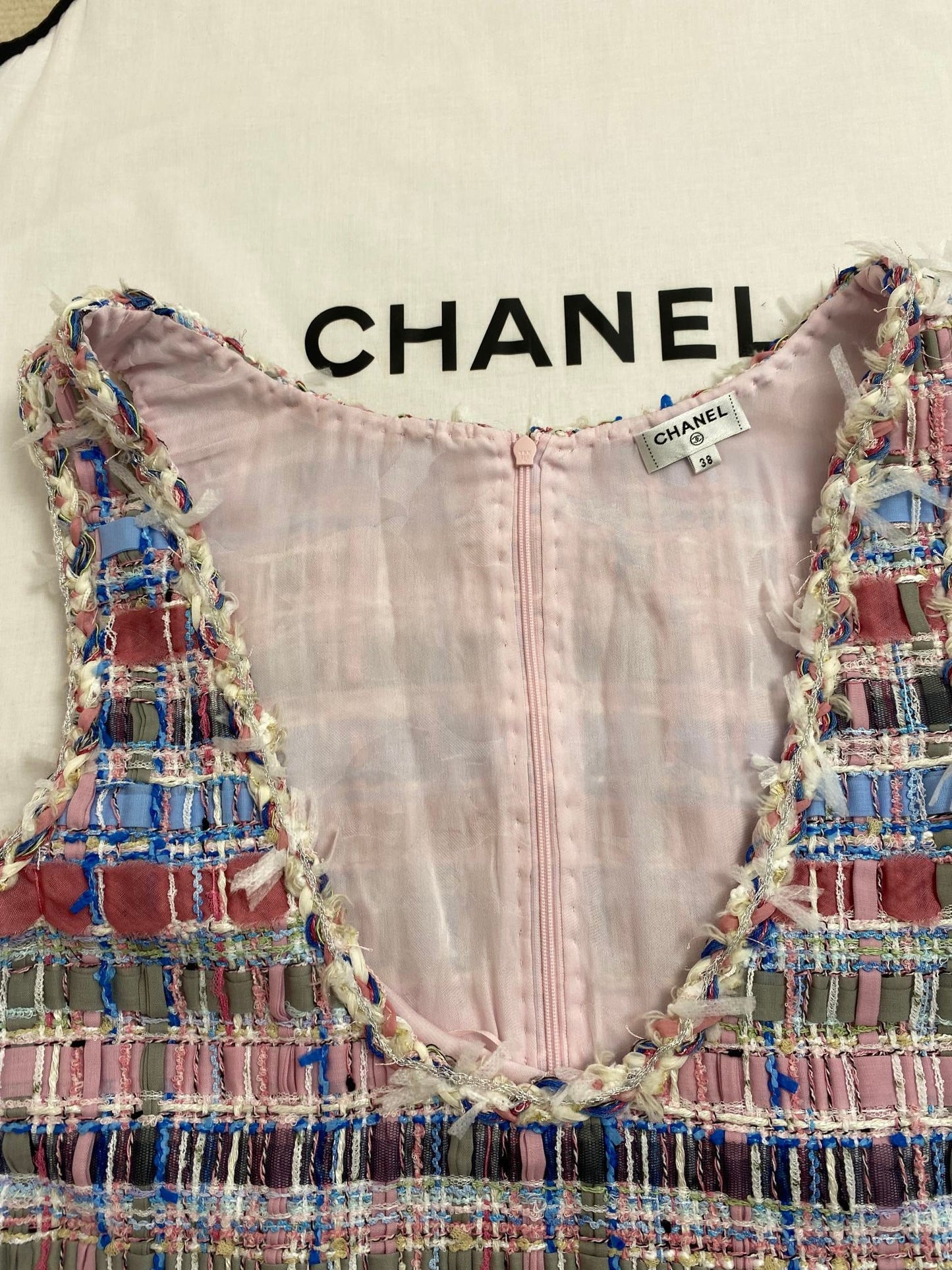 Spring and summer new color woven dress