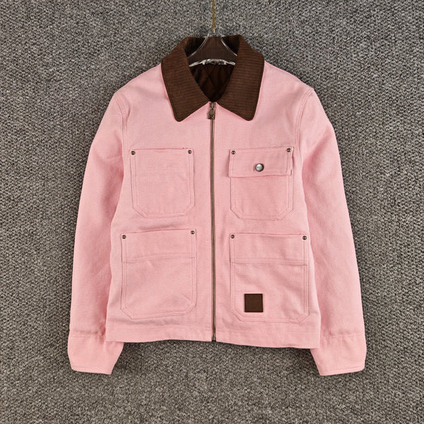 Collar long sleeved workwear jacket