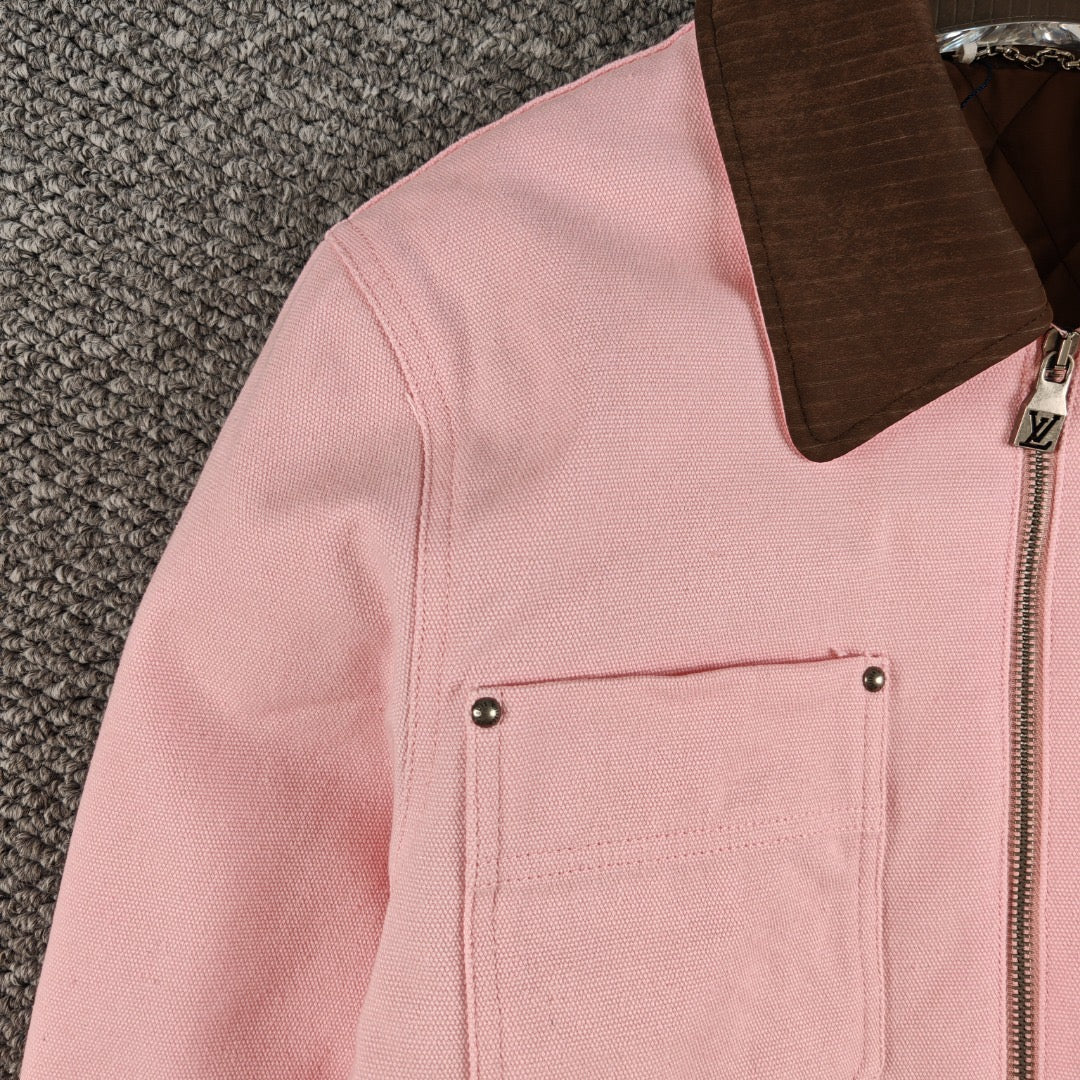 Collar long sleeved workwear jacket