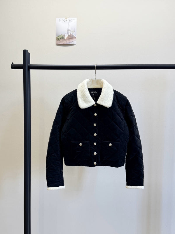 New lamb fur lined coat