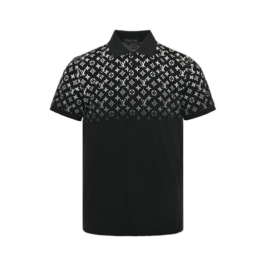 Gradient Print Polo Short Sleeve
