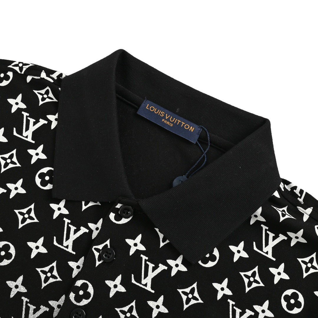 Gradient Print Polo Short Sleeve