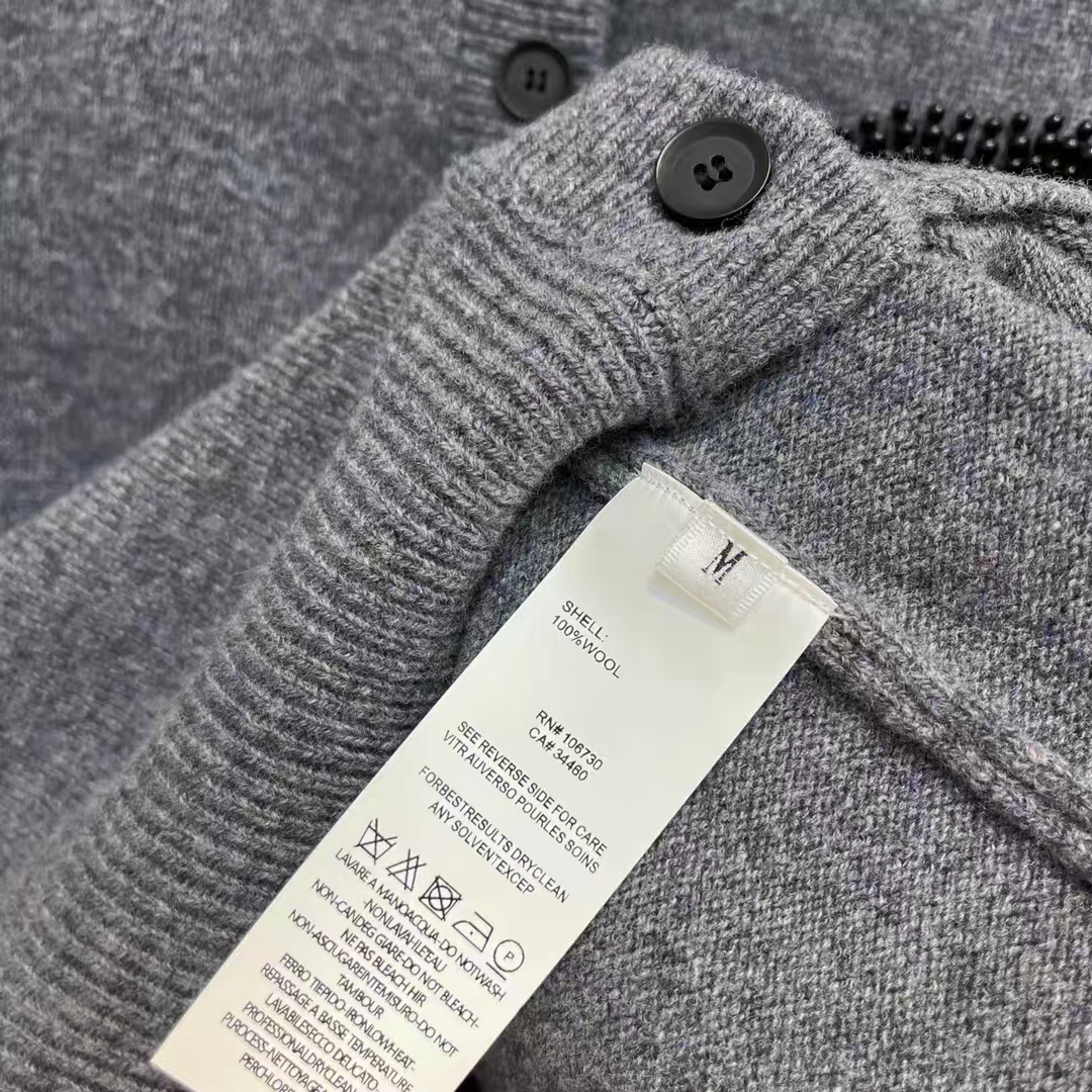 Double C logo knitted soft cardigan