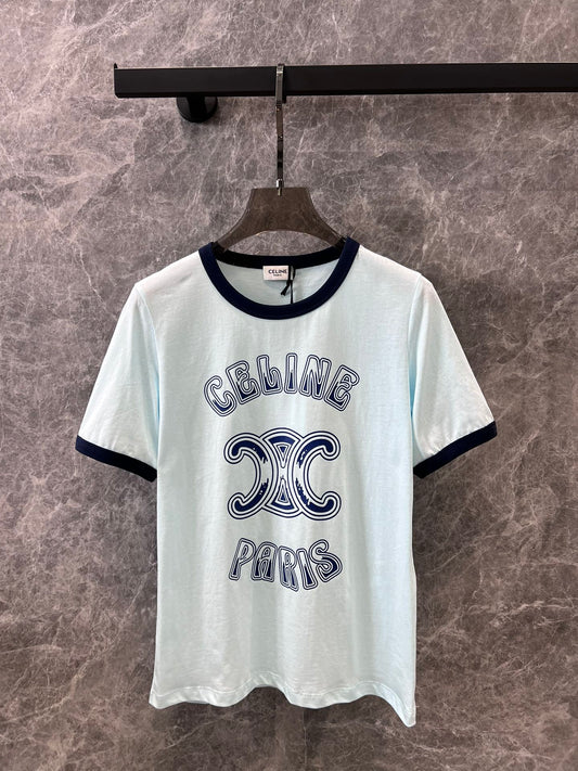 New crew neck logo short sleeves