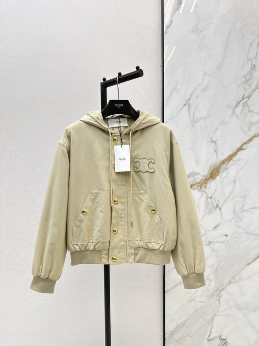 Latest hooded cotton-padded jacket