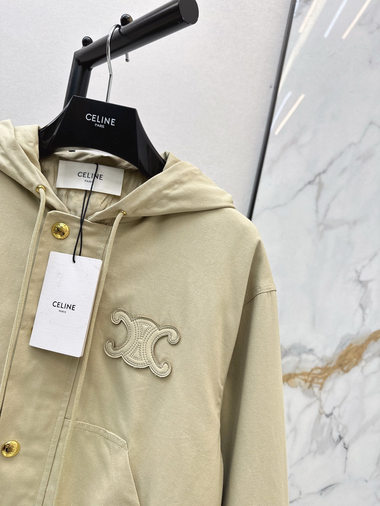 Latest hooded cotton-padded jacket