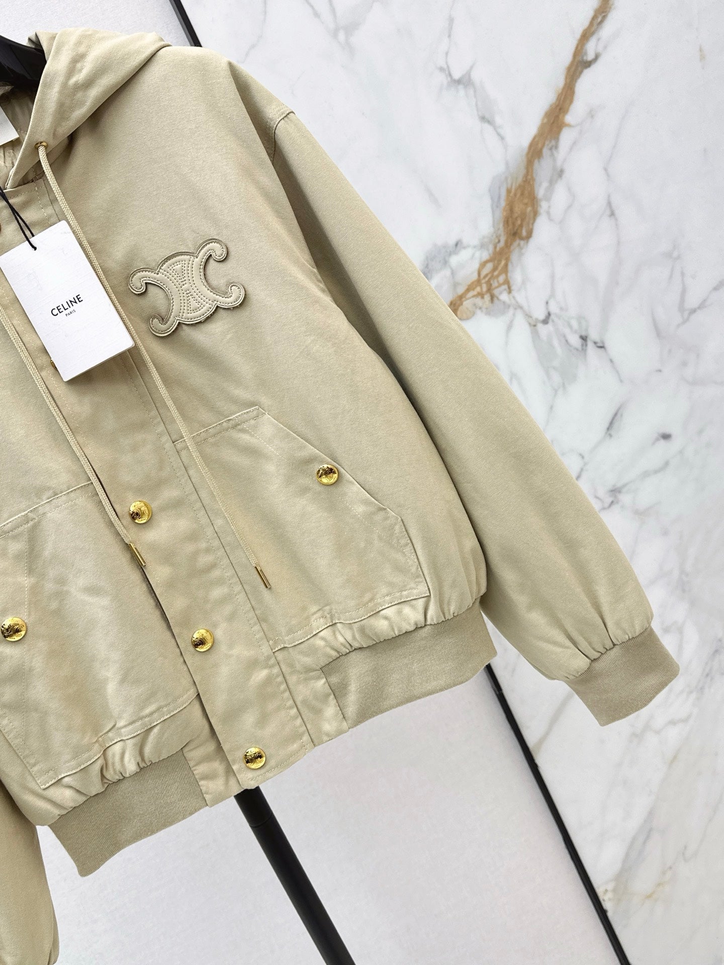 Latest hooded cotton-padded jacket
