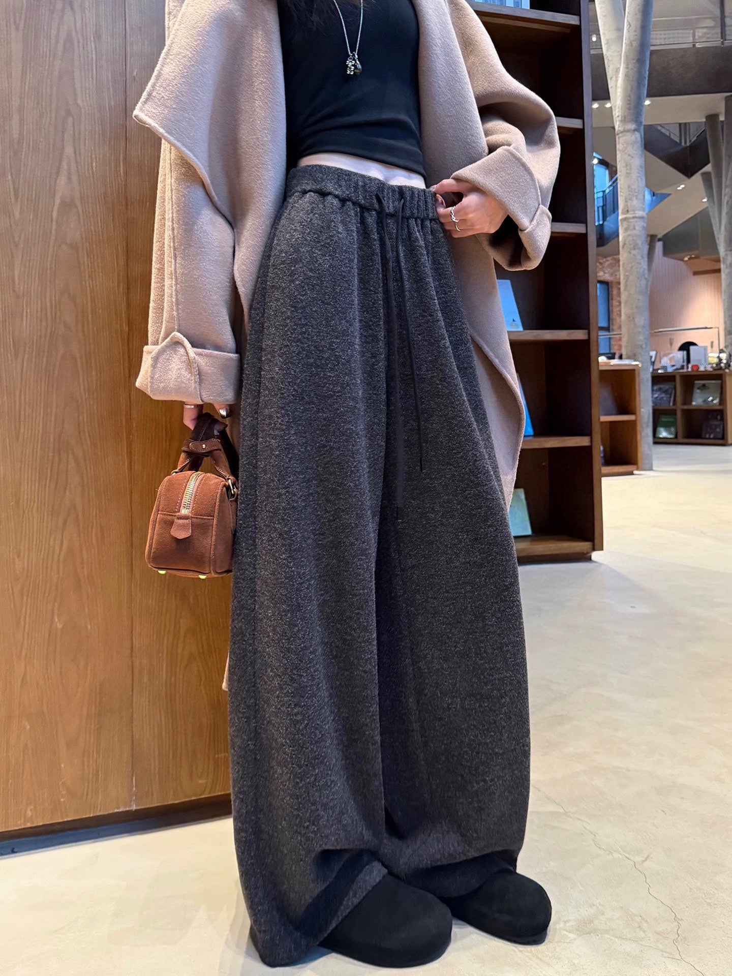 New arrival: Thickened wool casual pants