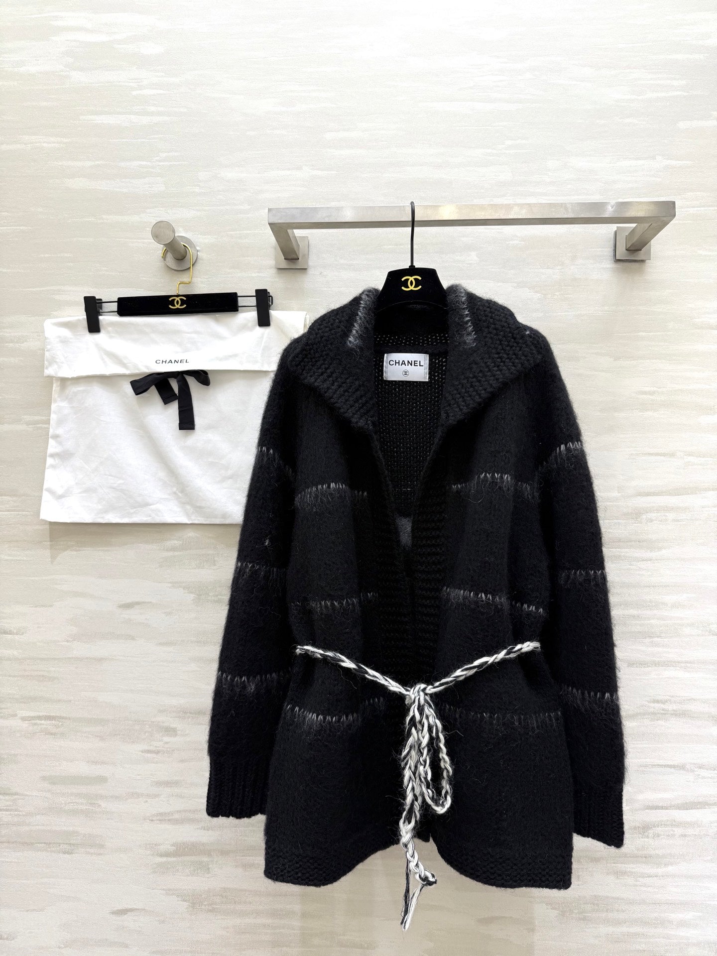 Mohair plush coat