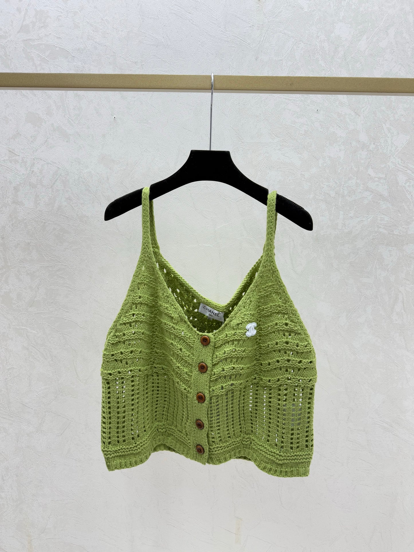 New openwork knit camisole