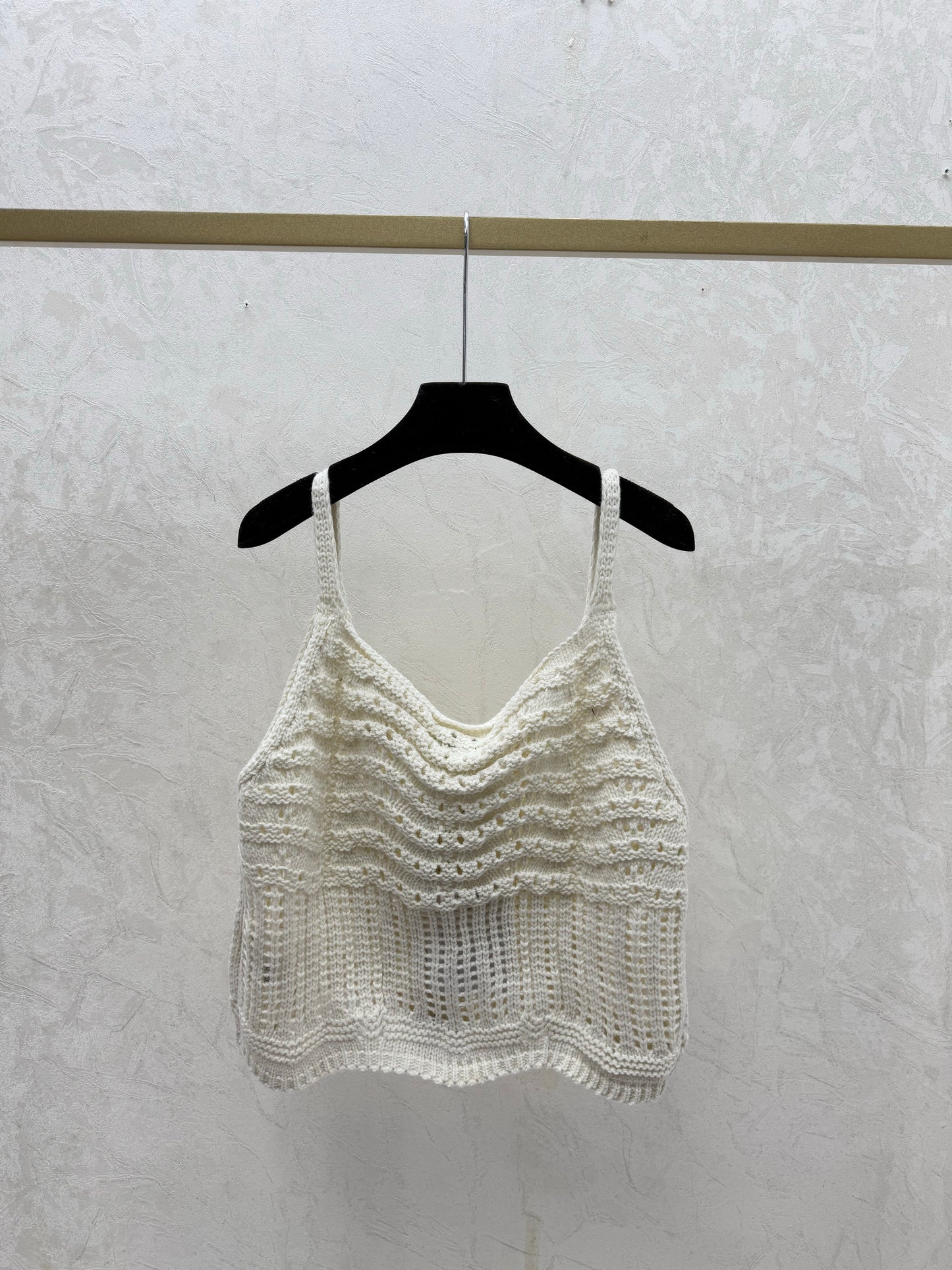 New openwork knit camisole