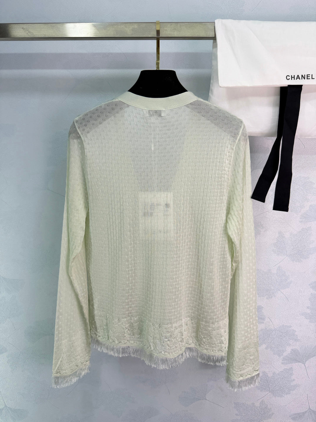 26 New Light Green Knitted Cardigan