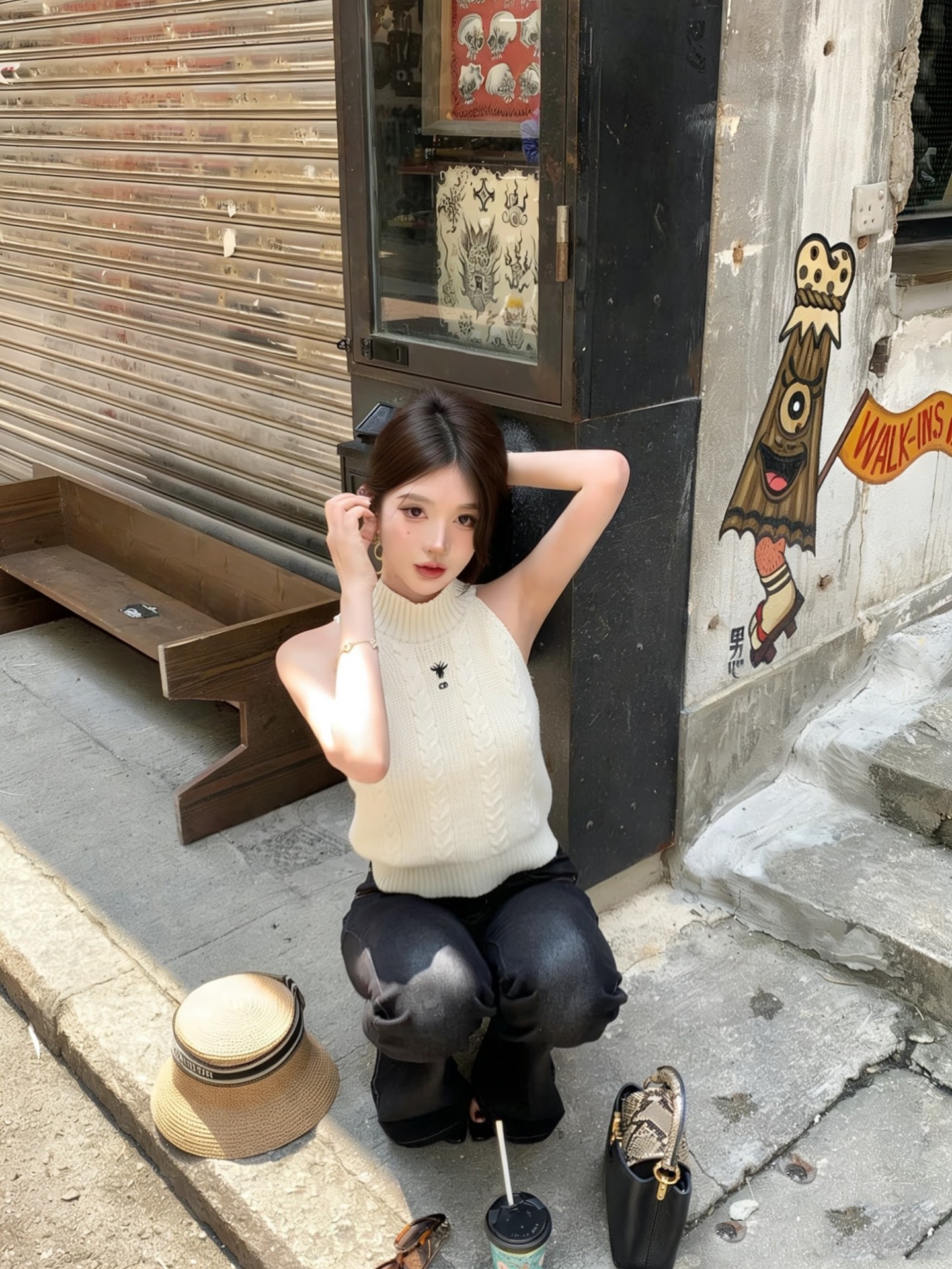 26 New Halter Neck Knit Top