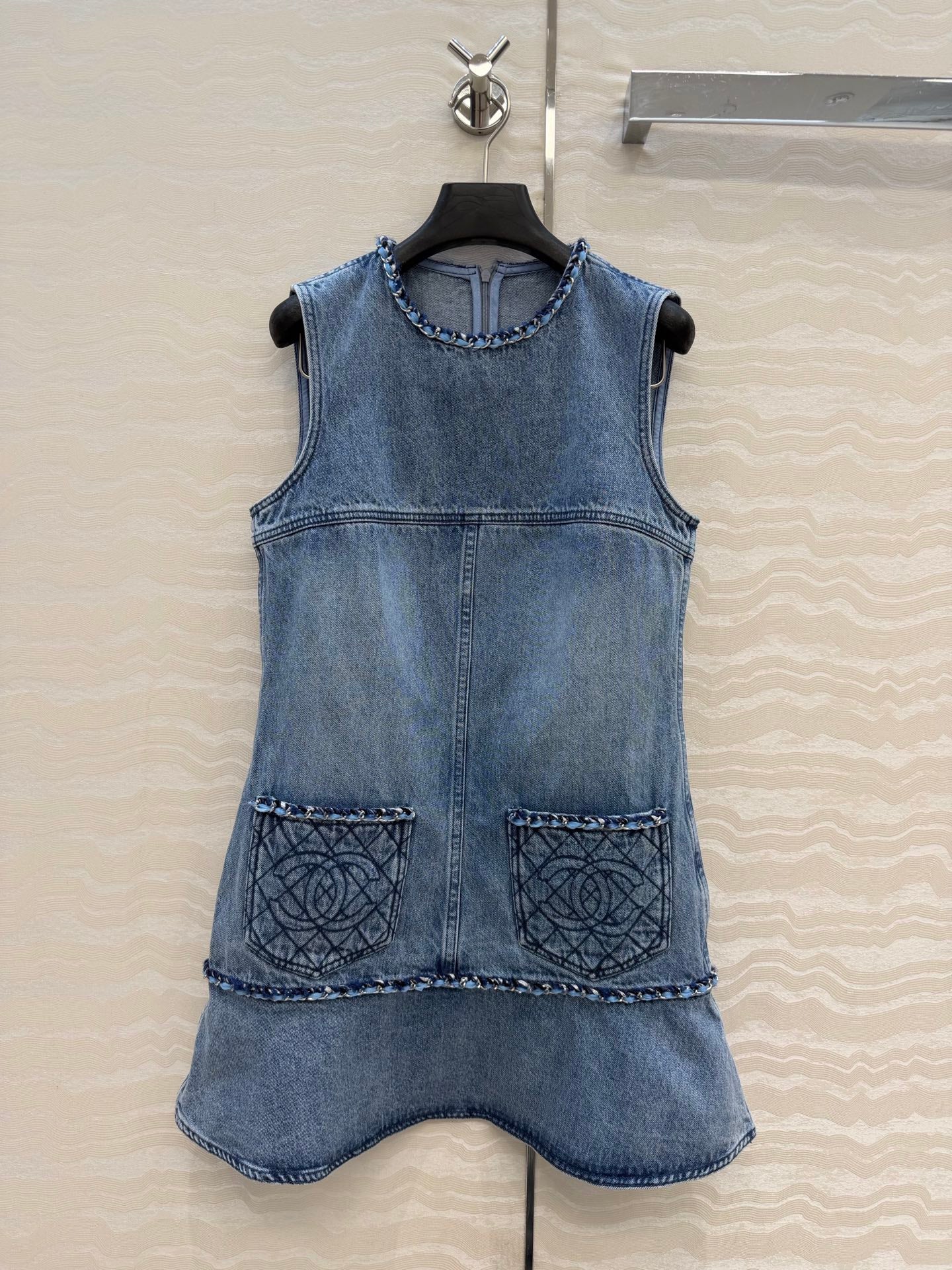 26 Retro Denim Vest Dress