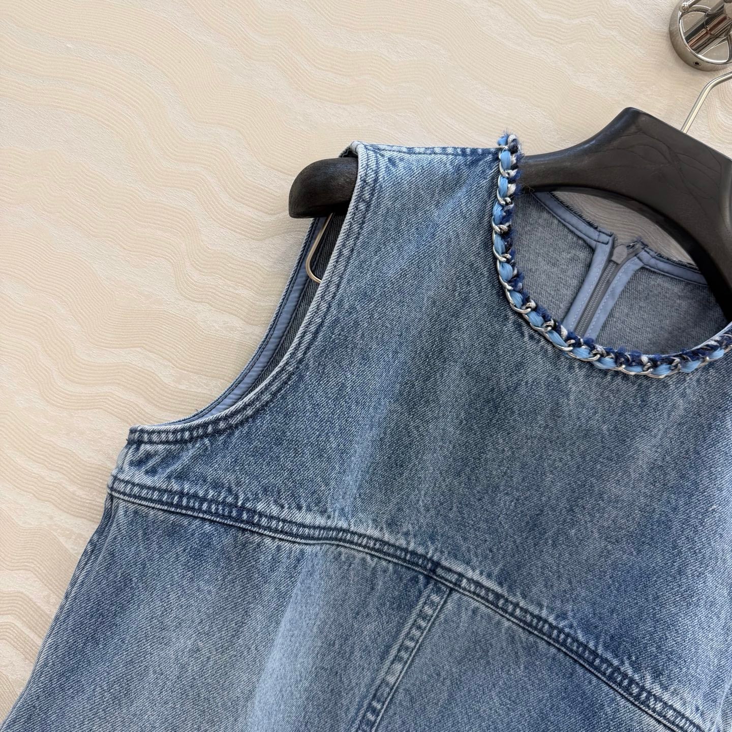 26 Retro Denim Vest Dress