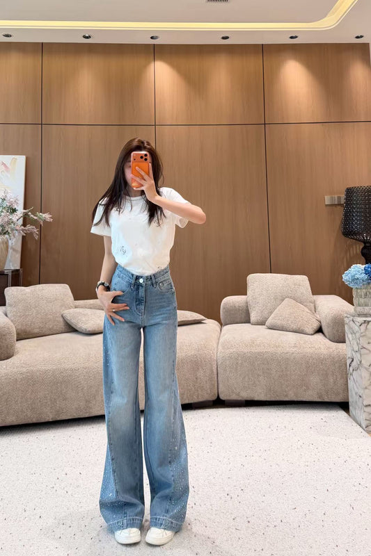 26 New Style Wide-Leg Denim Pants