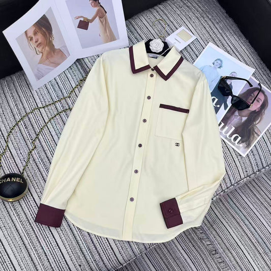 26 New Color-Block Lapel Jacket